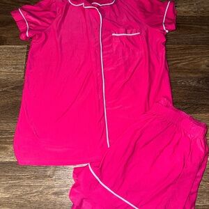 Crown & Ivy Hot Pink Pajama Set